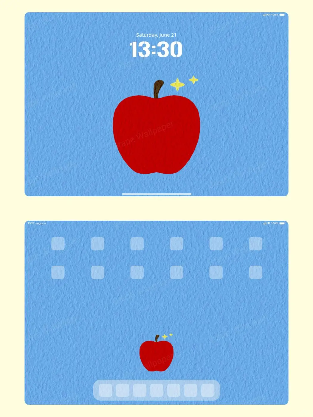 ipad壁纸 | Lucky Apple