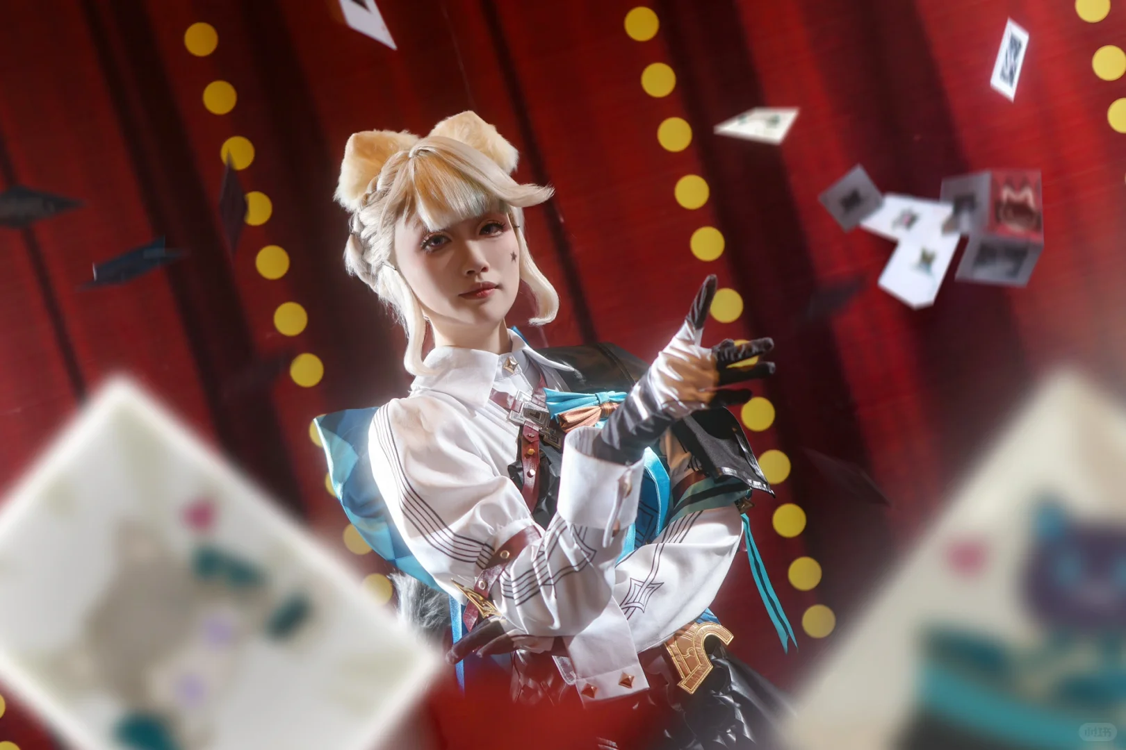 “噔噔~”一点把戏