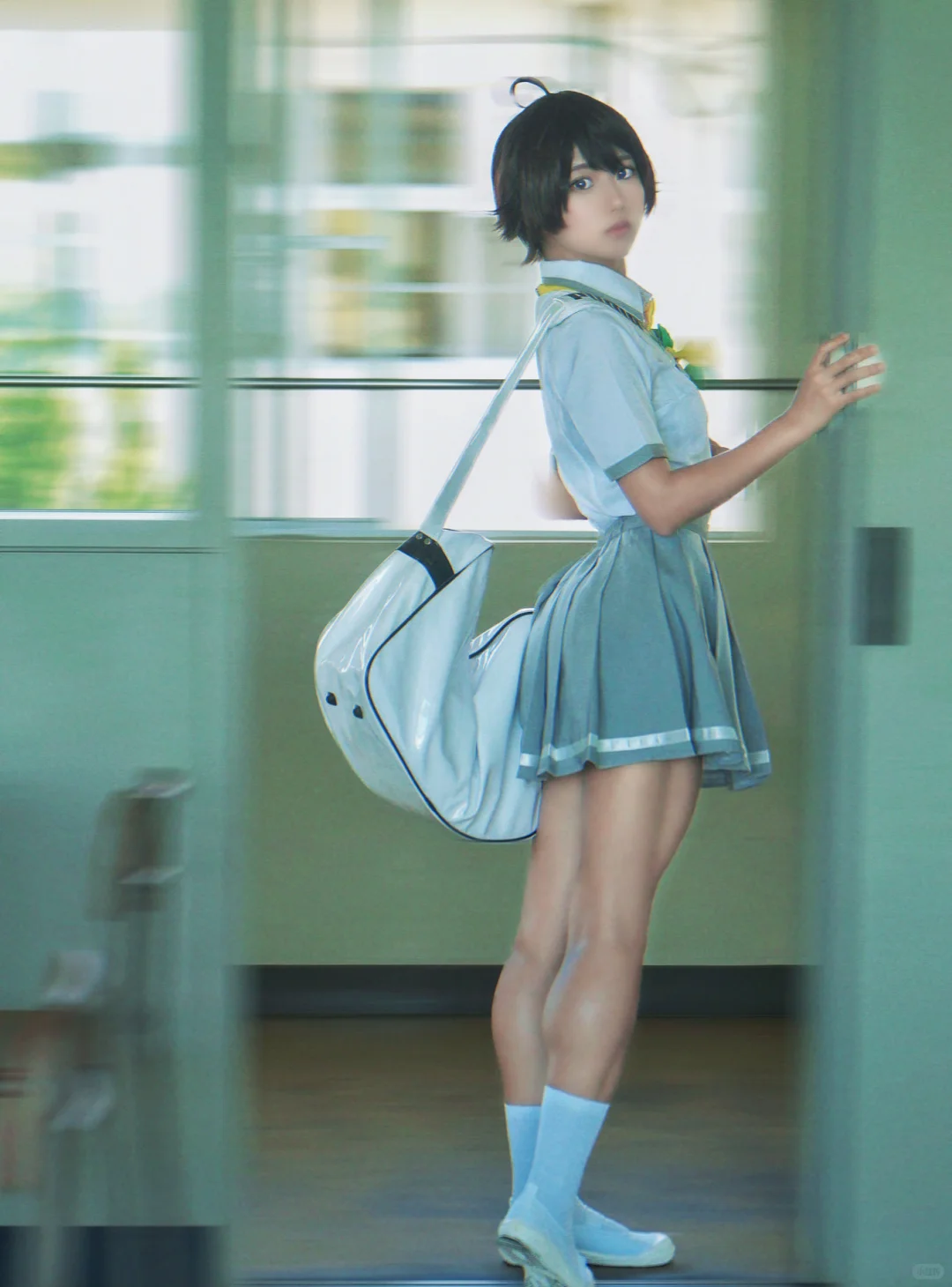 校园风系列｜肉腿少女的jk穿搭