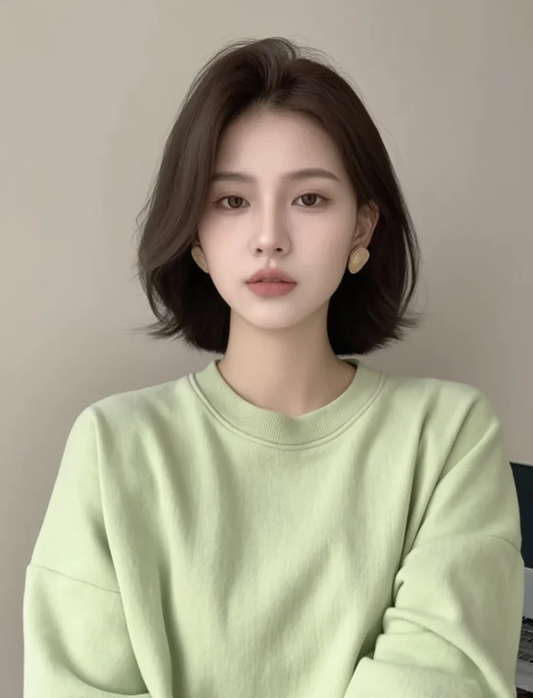 短发女孩的快乐