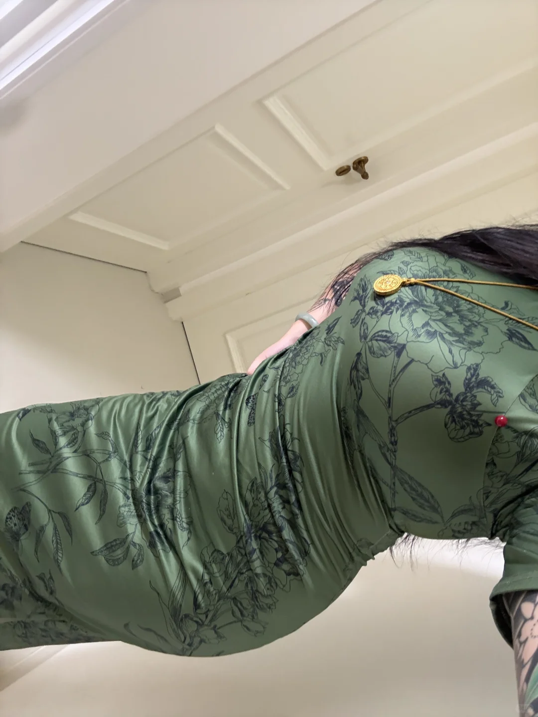 bbw彻底被这条旗袍惊艳了！🍃