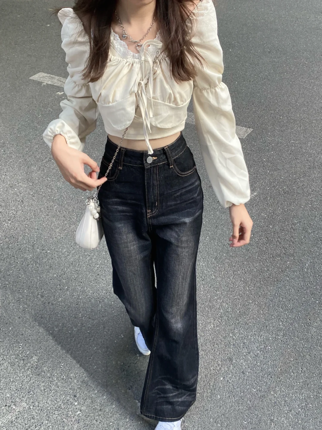 拜托！秋天氛围甜辣穿搭！上衣才60➕