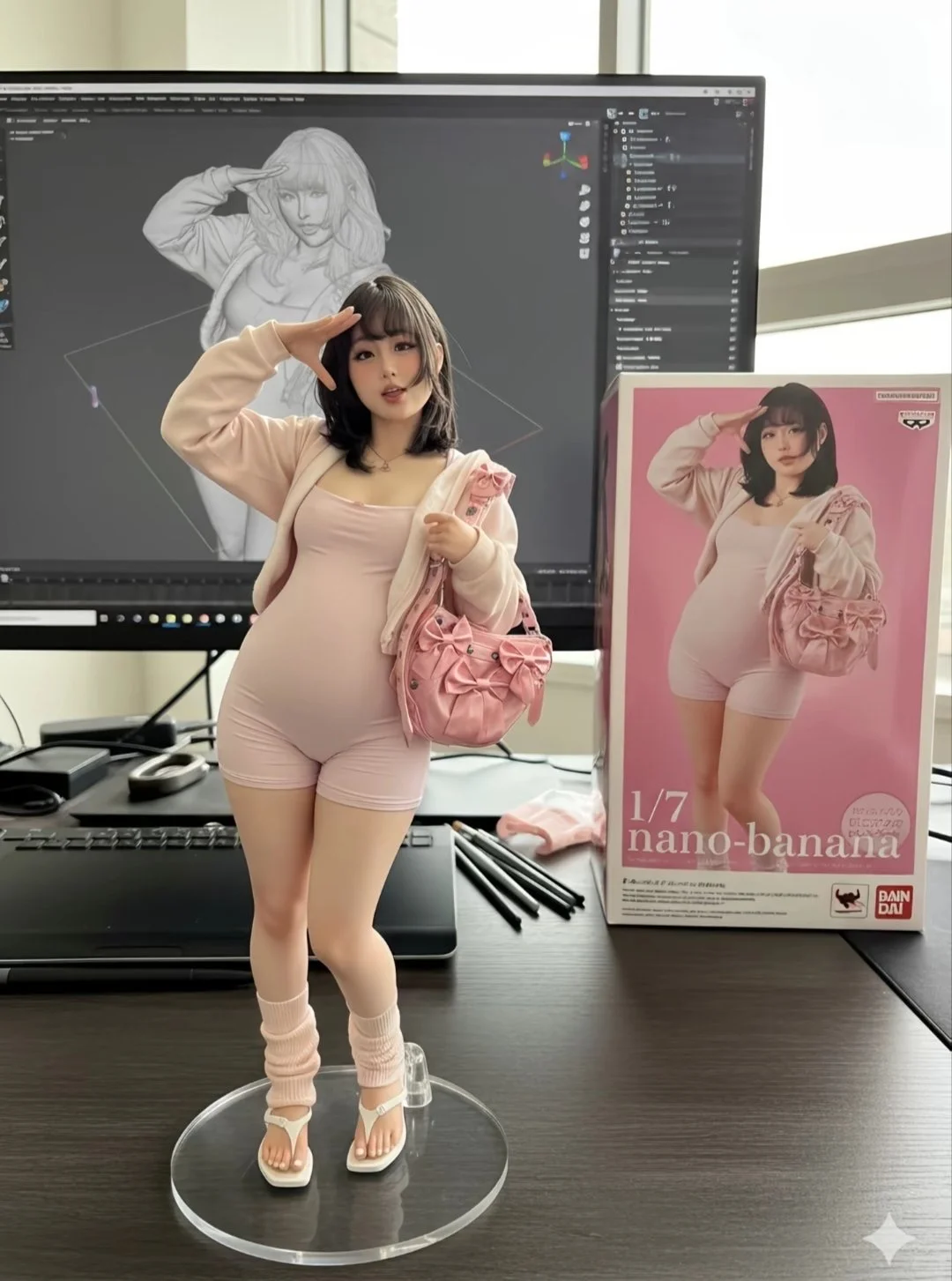 噗噗也有自己的小手办啦,太可爱了叭