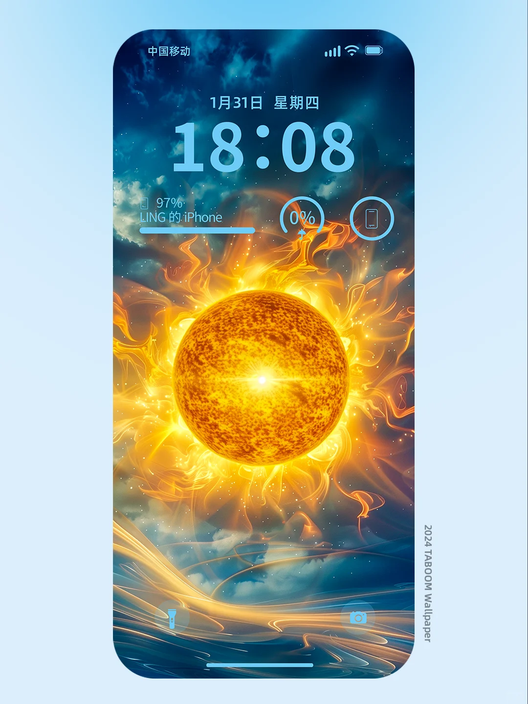 五行壁纸|金乌能量|五行喜火补火(126)