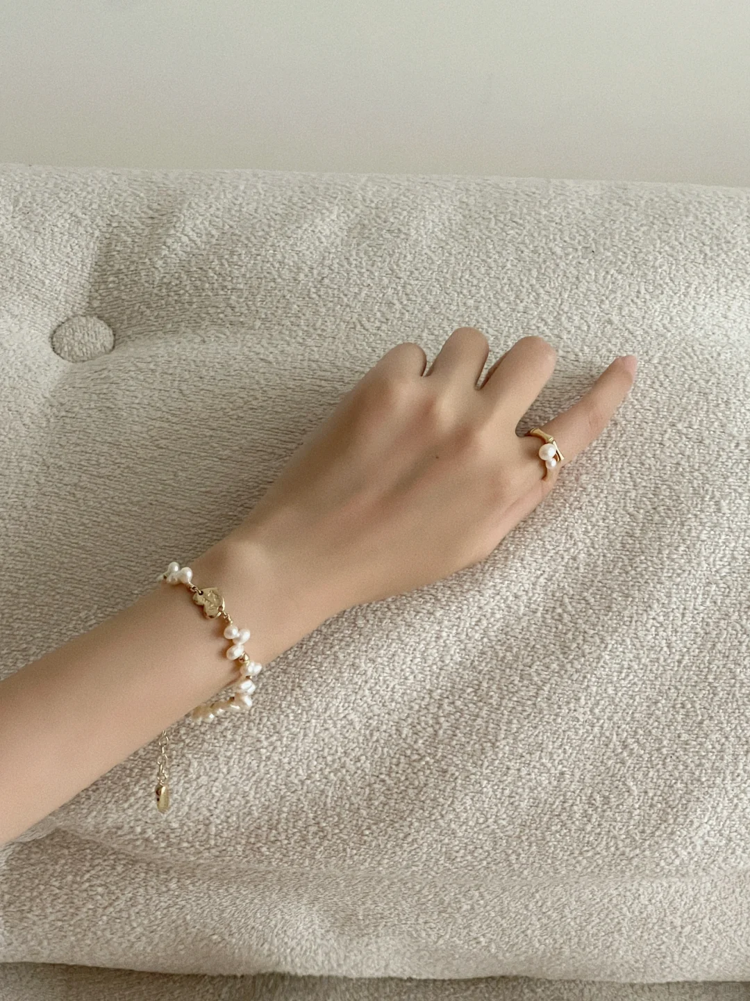 ✨🤍爱心珍珠巴洛克,夏日吊带的时髦单品