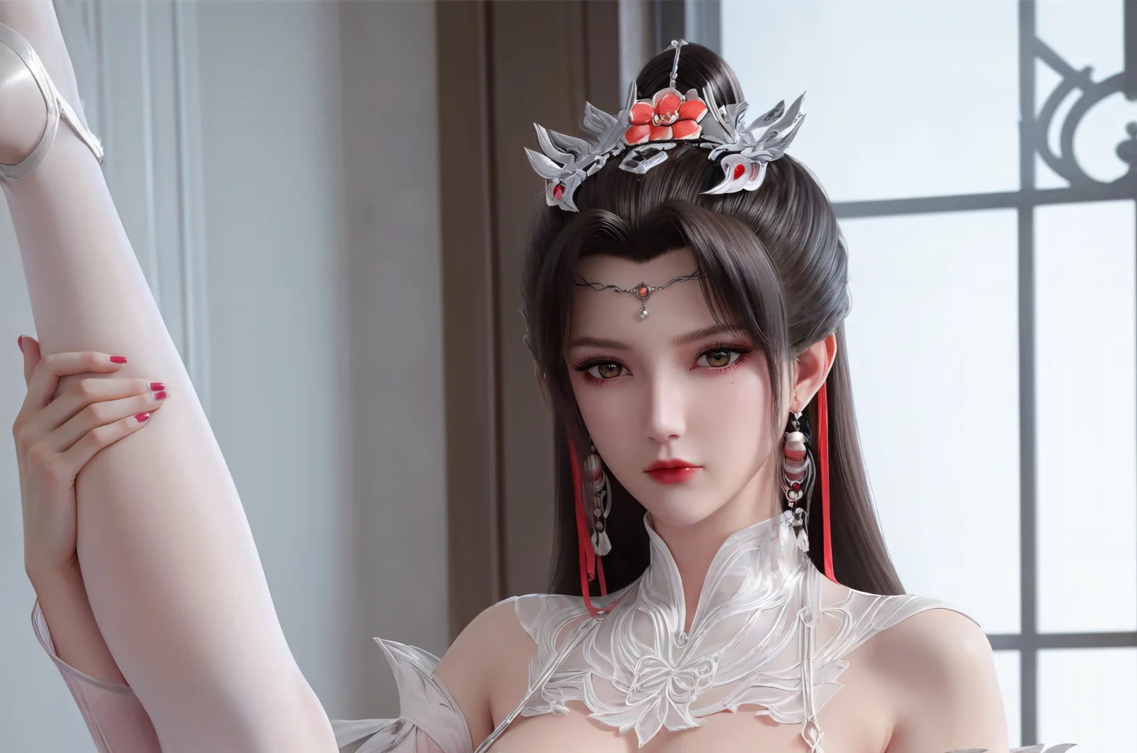 黑白双丝
