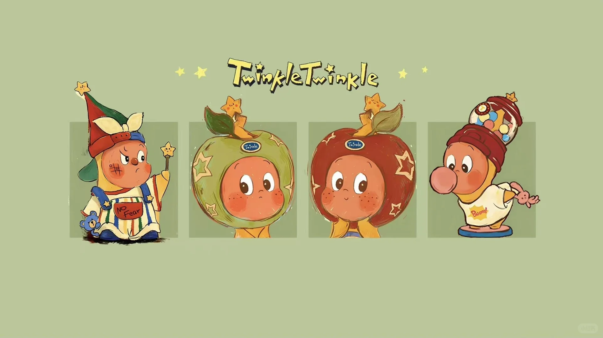 𝐒𝐡𝐚𝐫𝐞|泡泡玛特 星星人壁纸