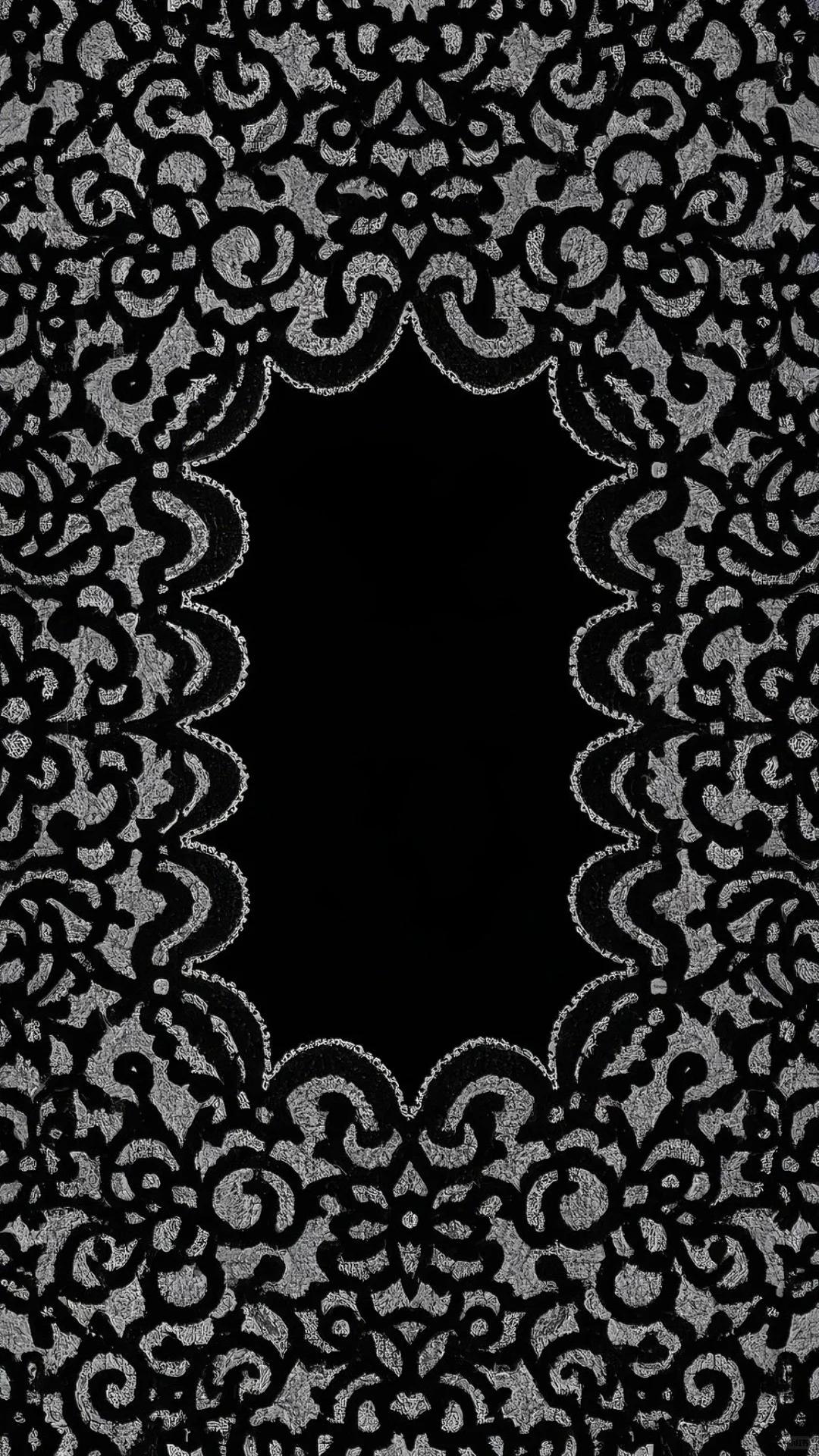 高级感满满｜黑色蕾丝手机壁纸分享