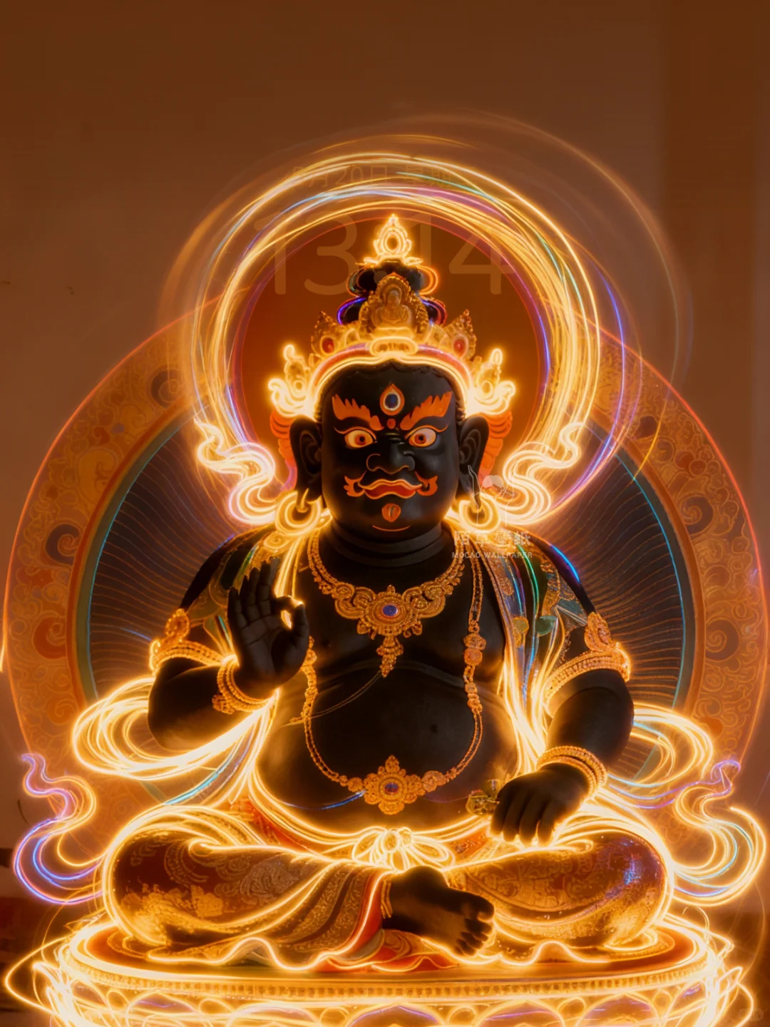 黑财神壁纸 | 温暖金光✨