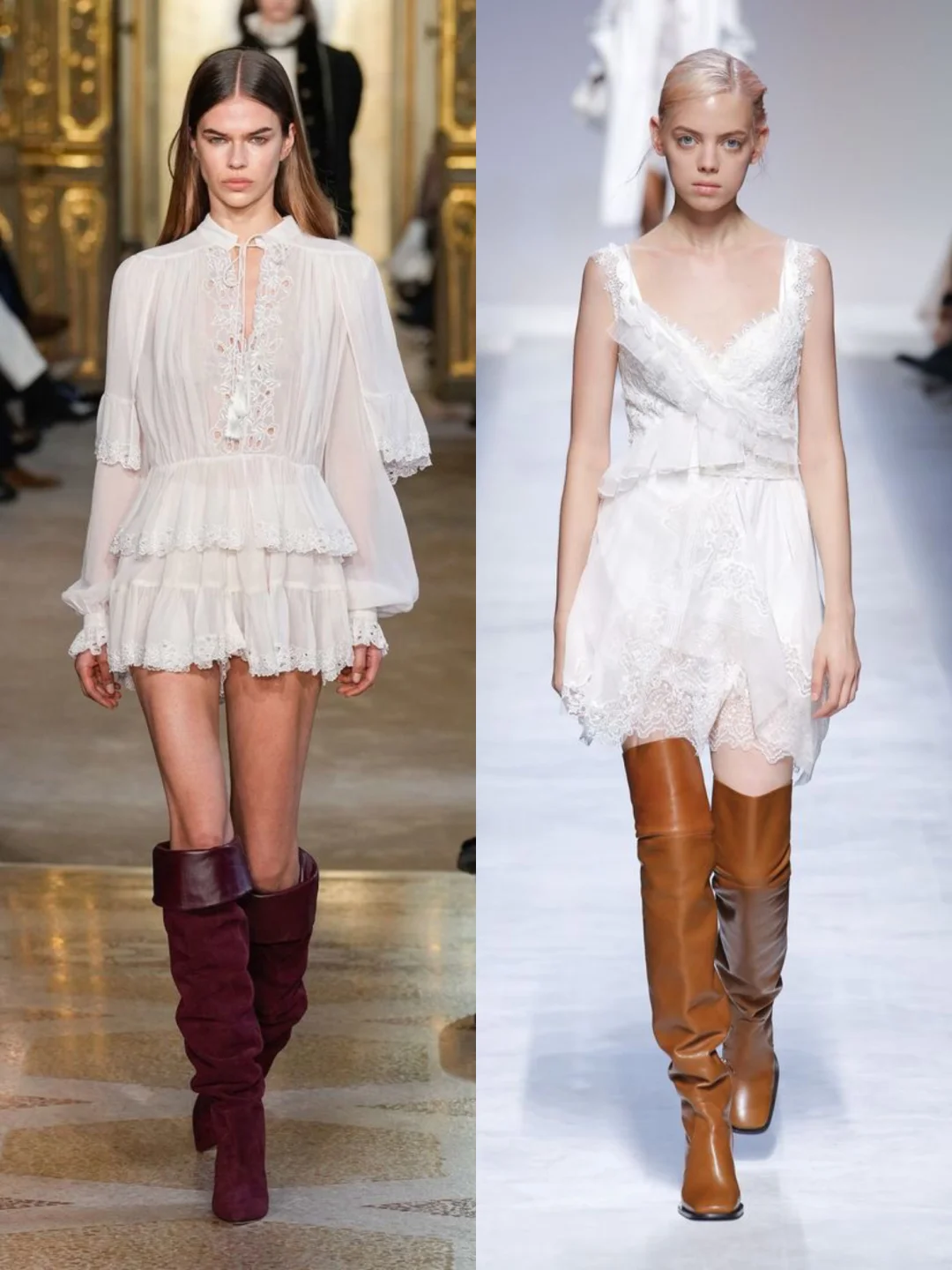 蕾丝甜酷风穿搭公式，纯欲与飒爽