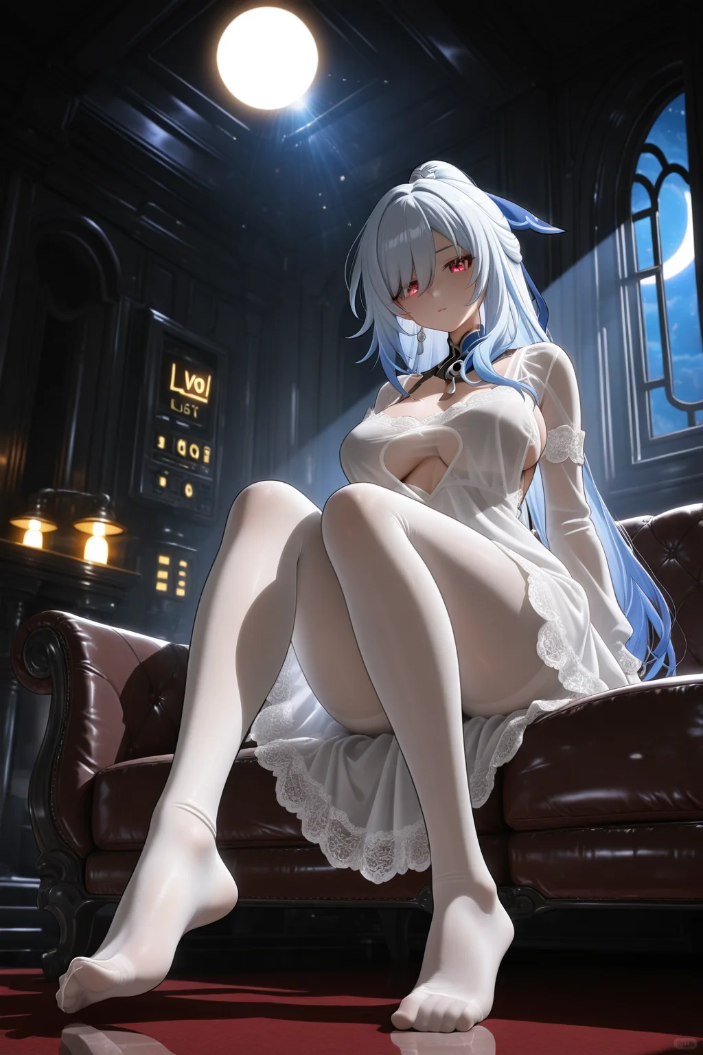 🌙 崩铁午夜场玉足白丝睡裙这谁顶得住？