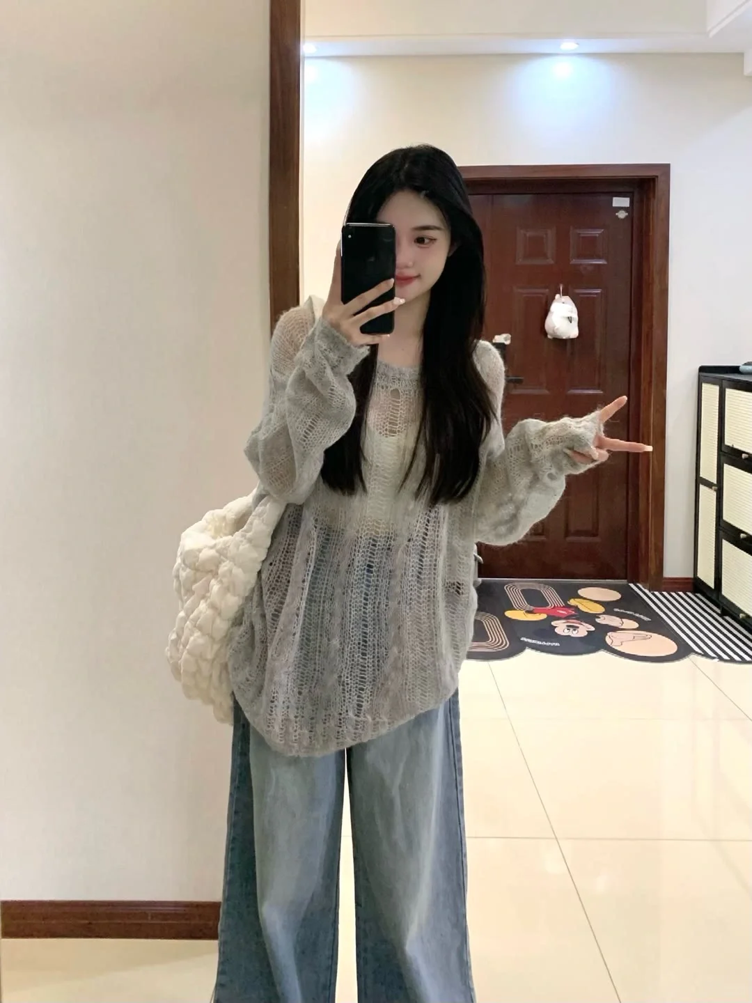 女大学生上课日常穿搭