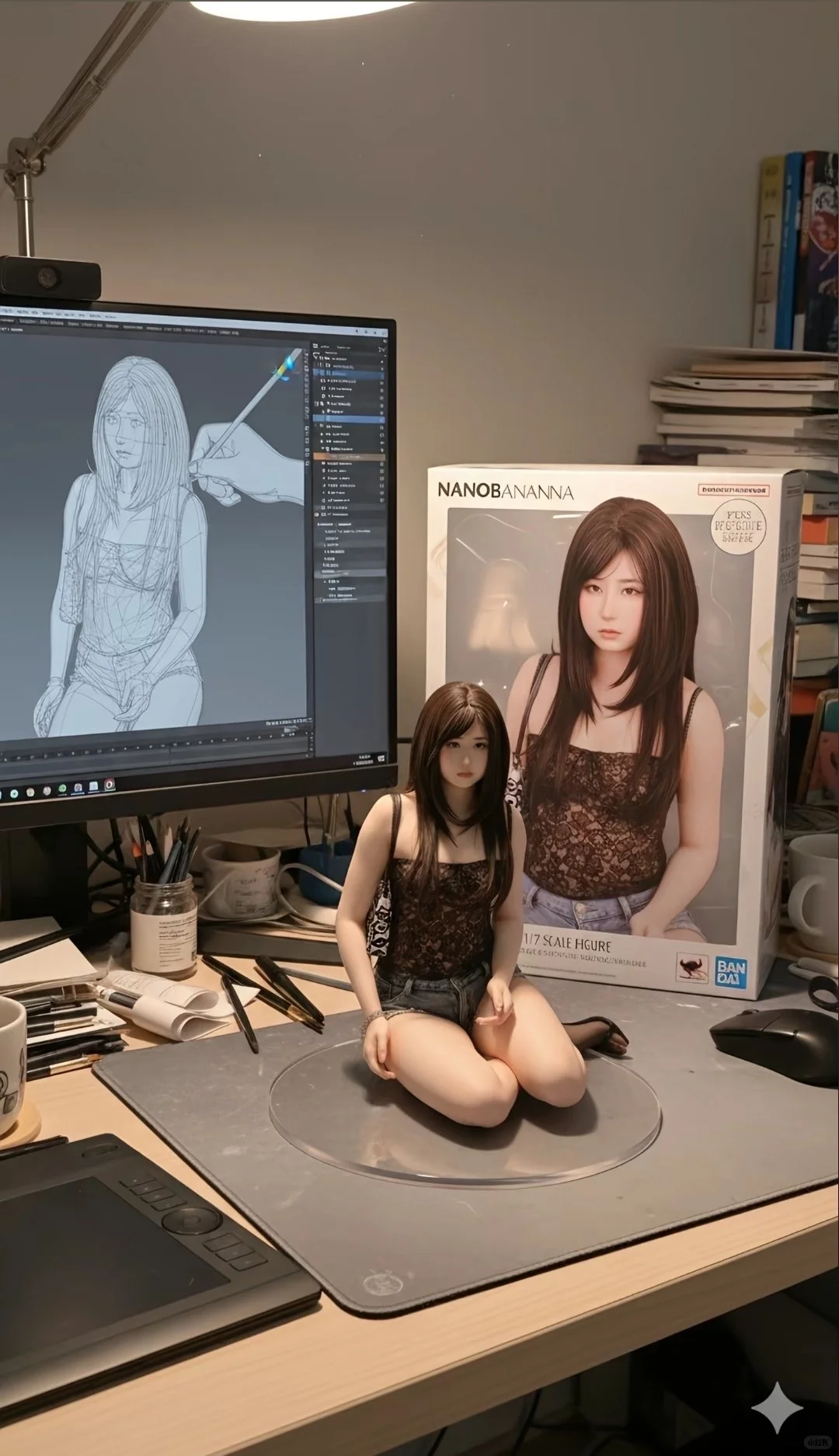 噗噗也有自己的小手办啦,太可爱了叭