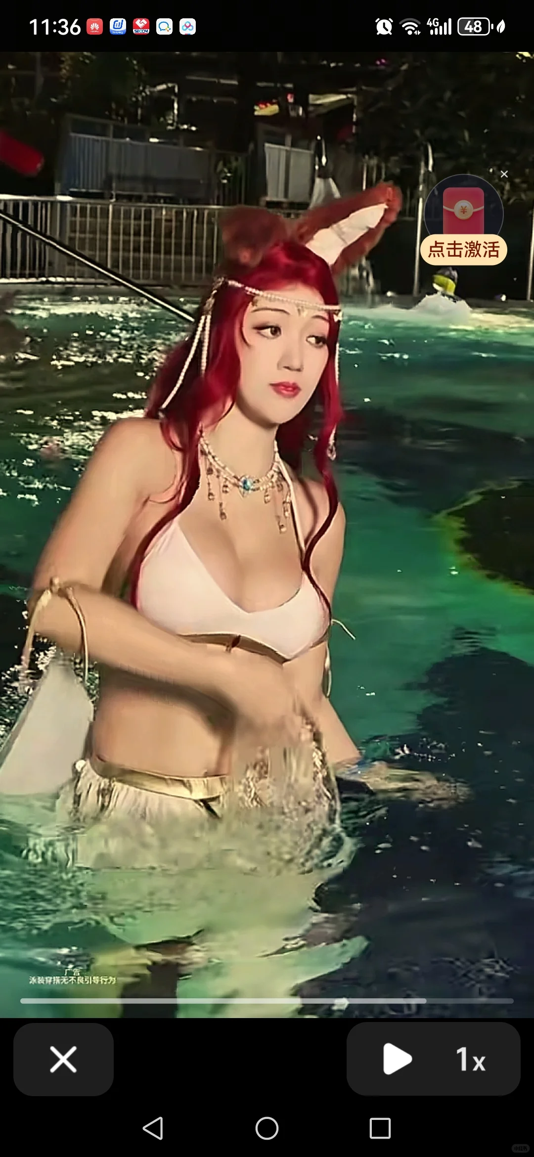 哇哦，水里拍的也太美了吧～