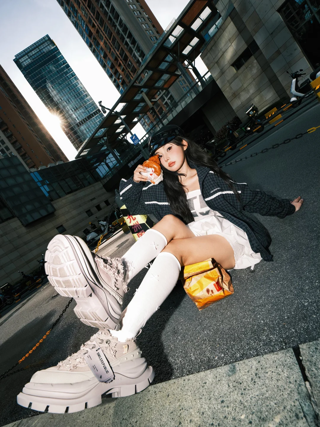 美式辣妹仰拍姿势📷