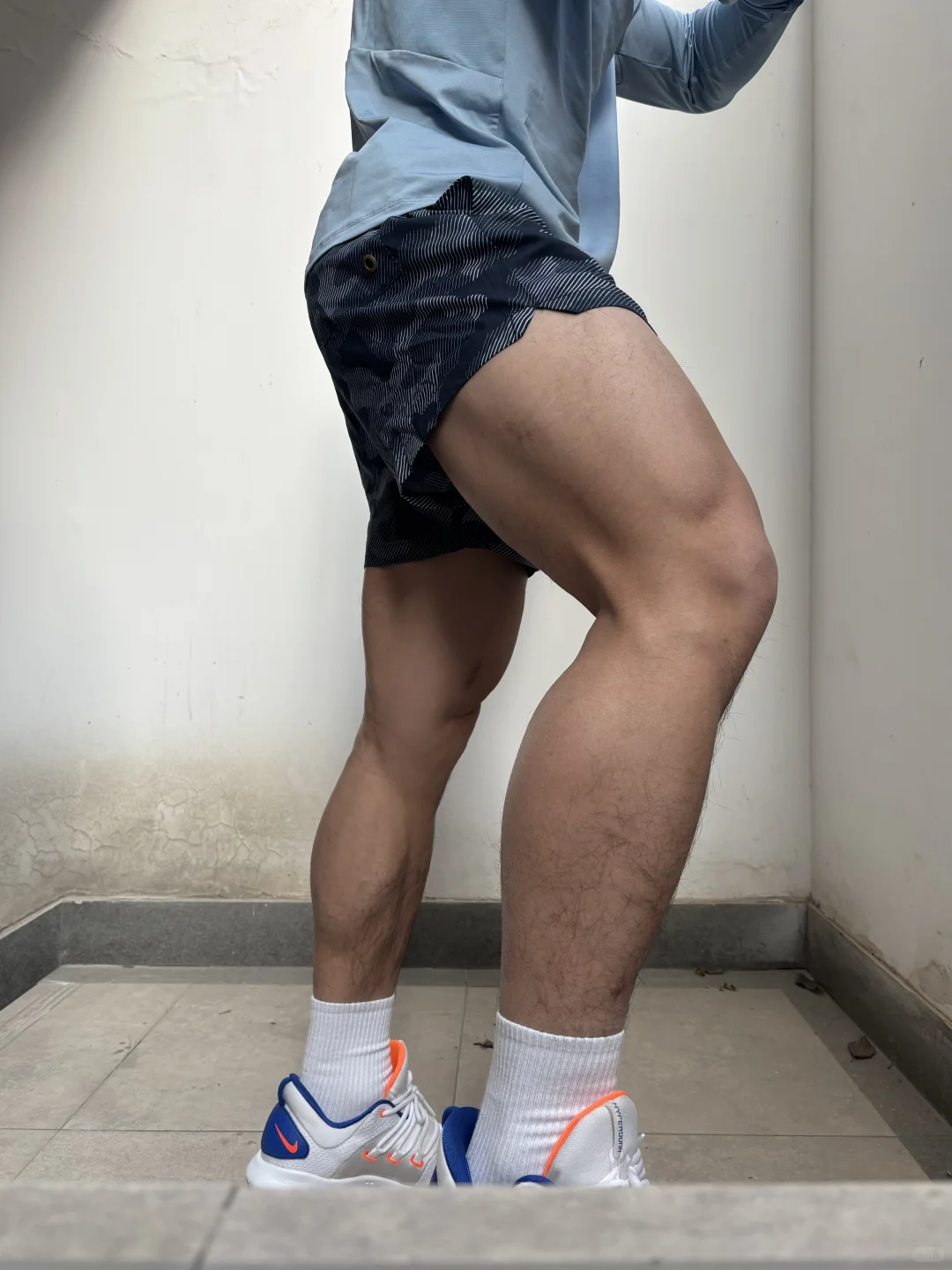 一周两练的腿