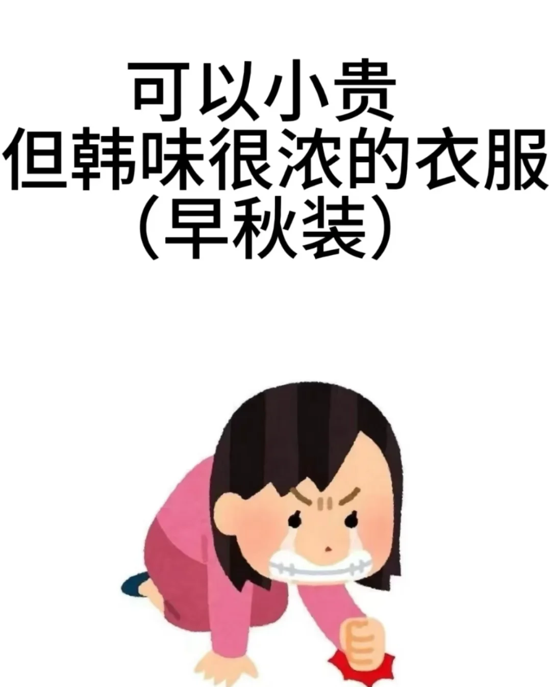 老婆们，求一件很韩的早秋上衣！