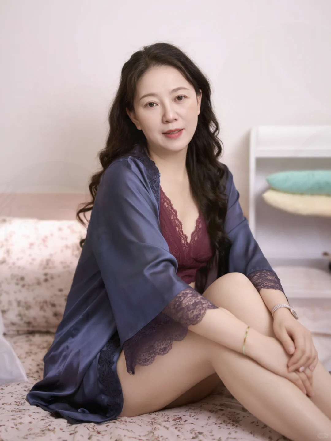 45岁阿姨,今天是温柔的紫色