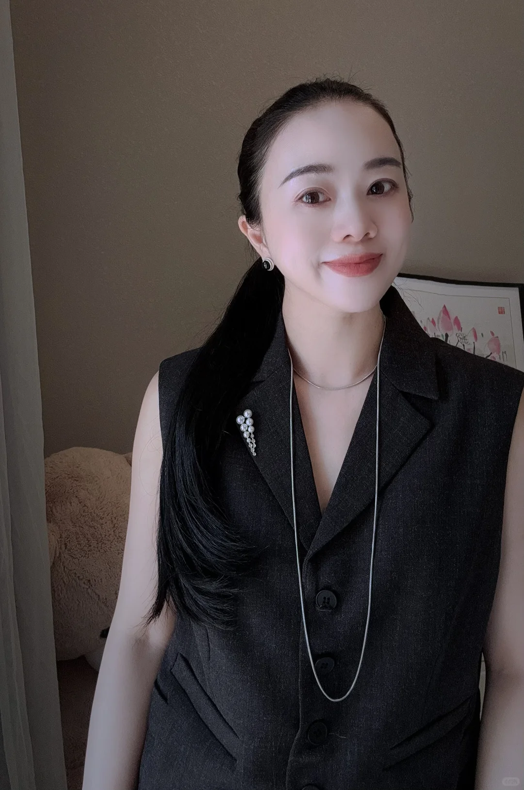 46岁已经幼态不了 那就做个简单优雅的女人