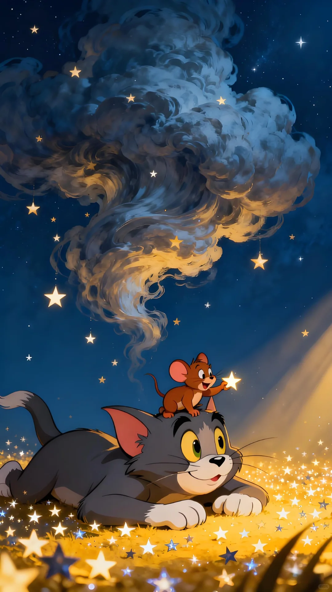 汤姆和杰瑞，星空下的约会
