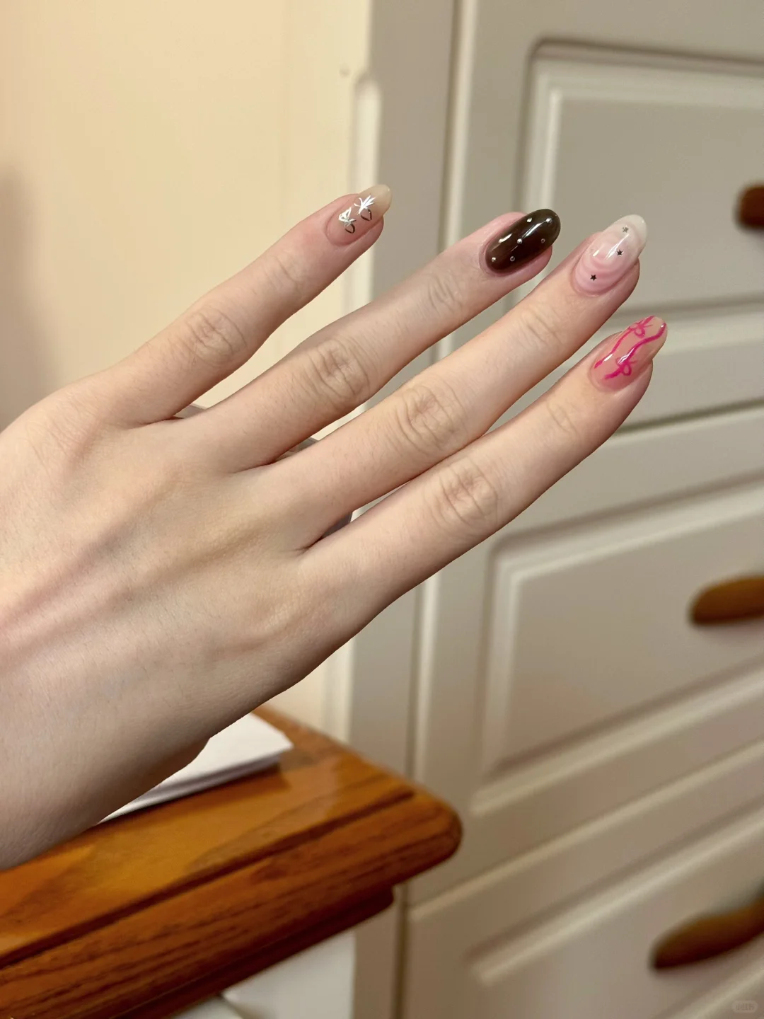 甜辣风初秋美甲💅