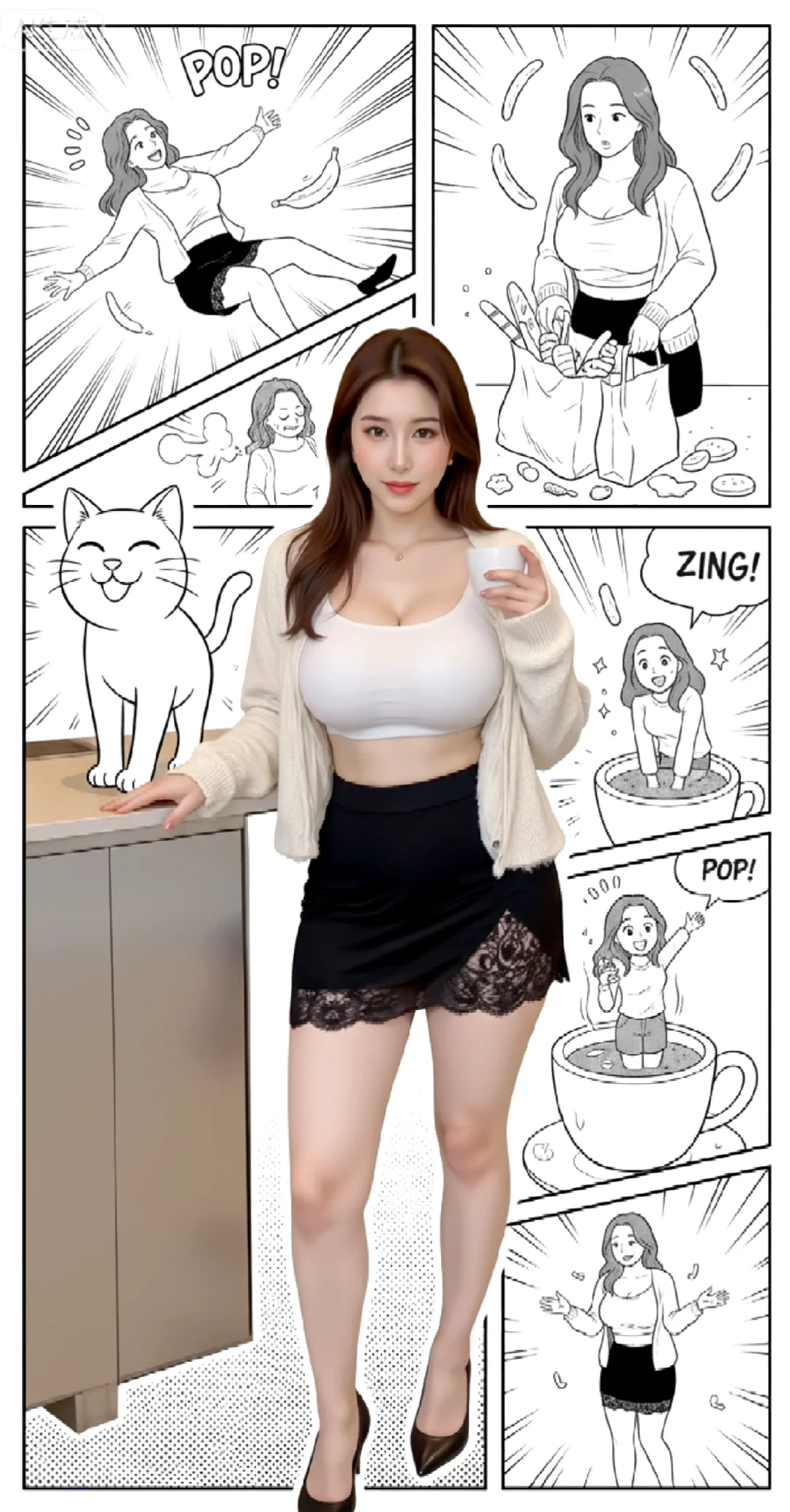 漫画身材走出现实~
