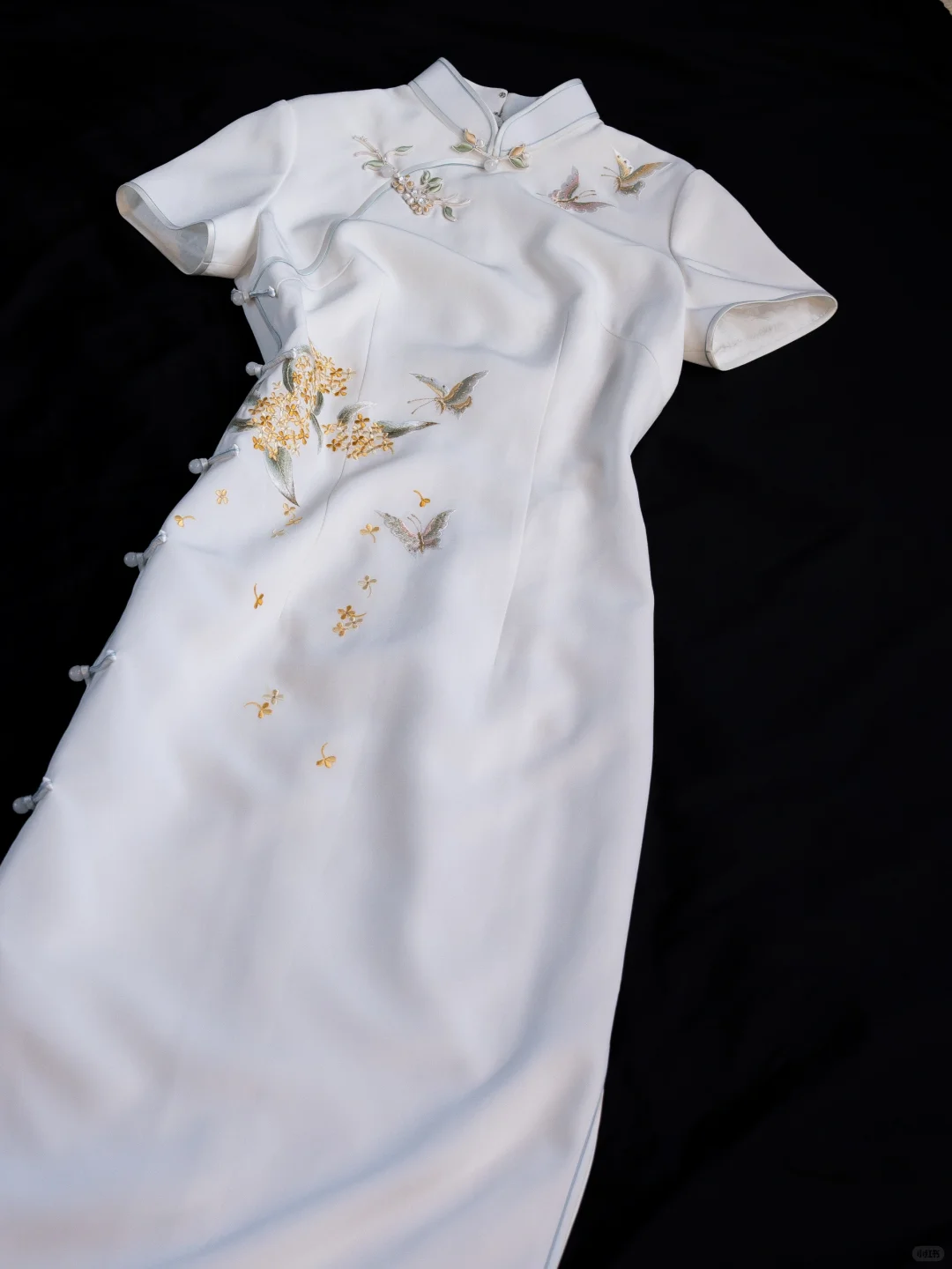 有袖版！超温柔“桂花酒酿”旗袍！！