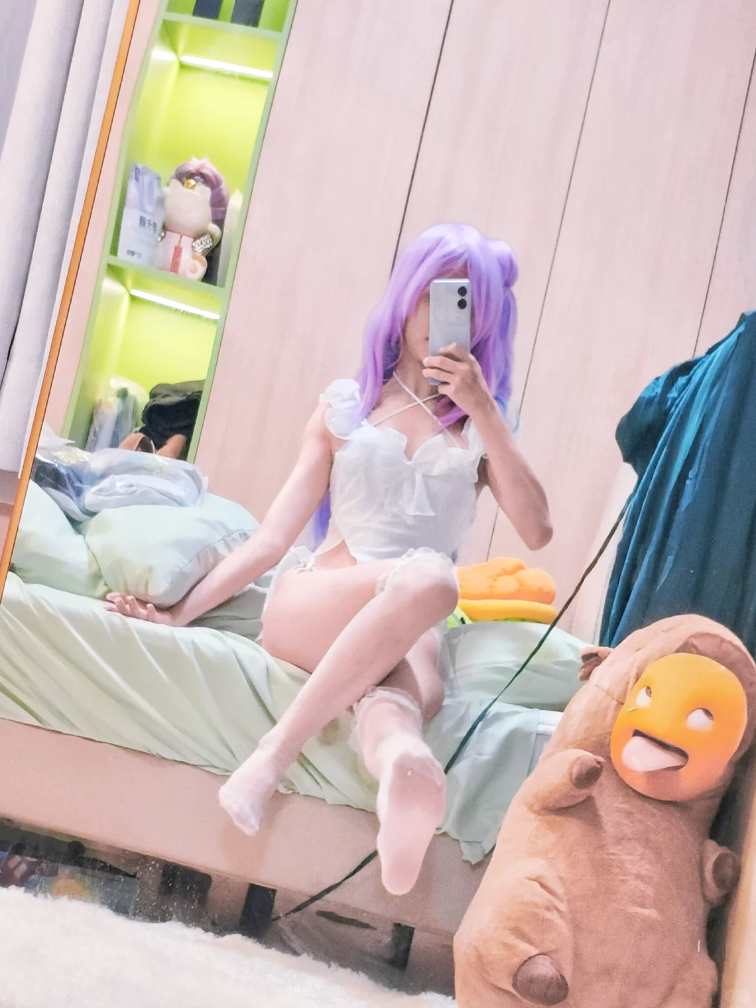 独角兽泳衣试衣