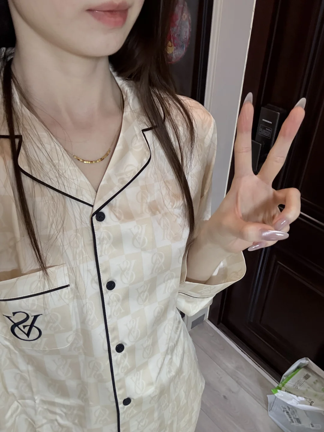 维秘水光绸好漂亮呀