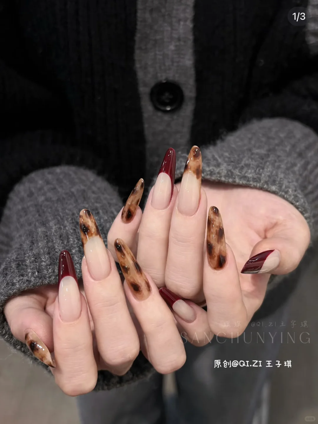 美甲搬运工｜红色系美甲💅掌管妖艳的神