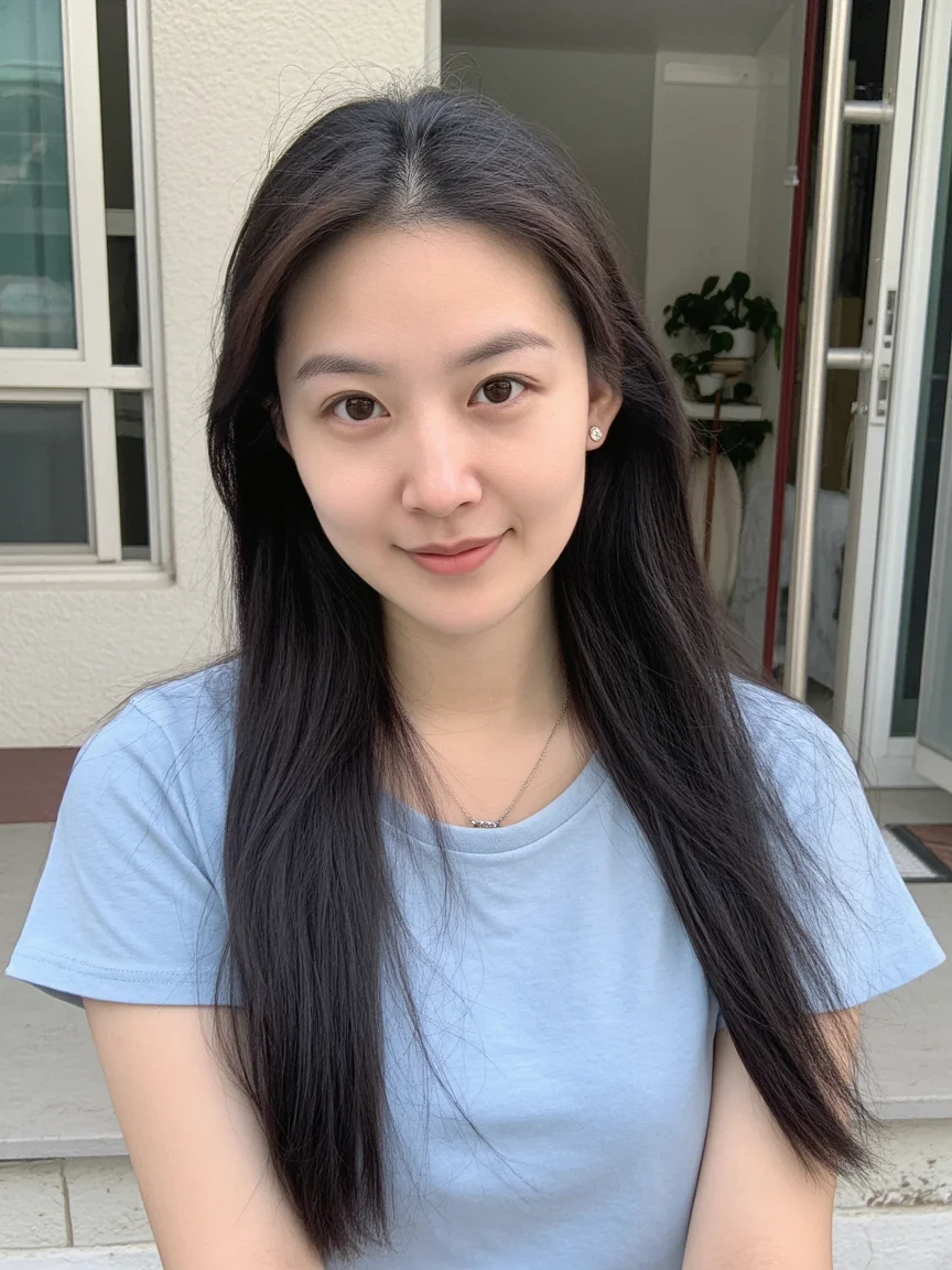 拒绝美颜，真实素颜出镜