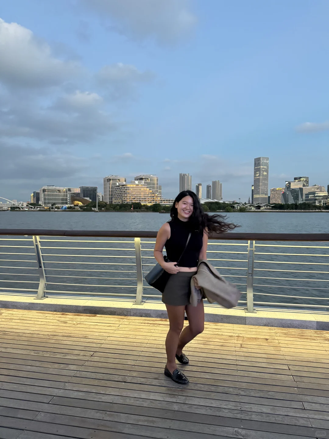 高智感的初秋丝袜穿搭