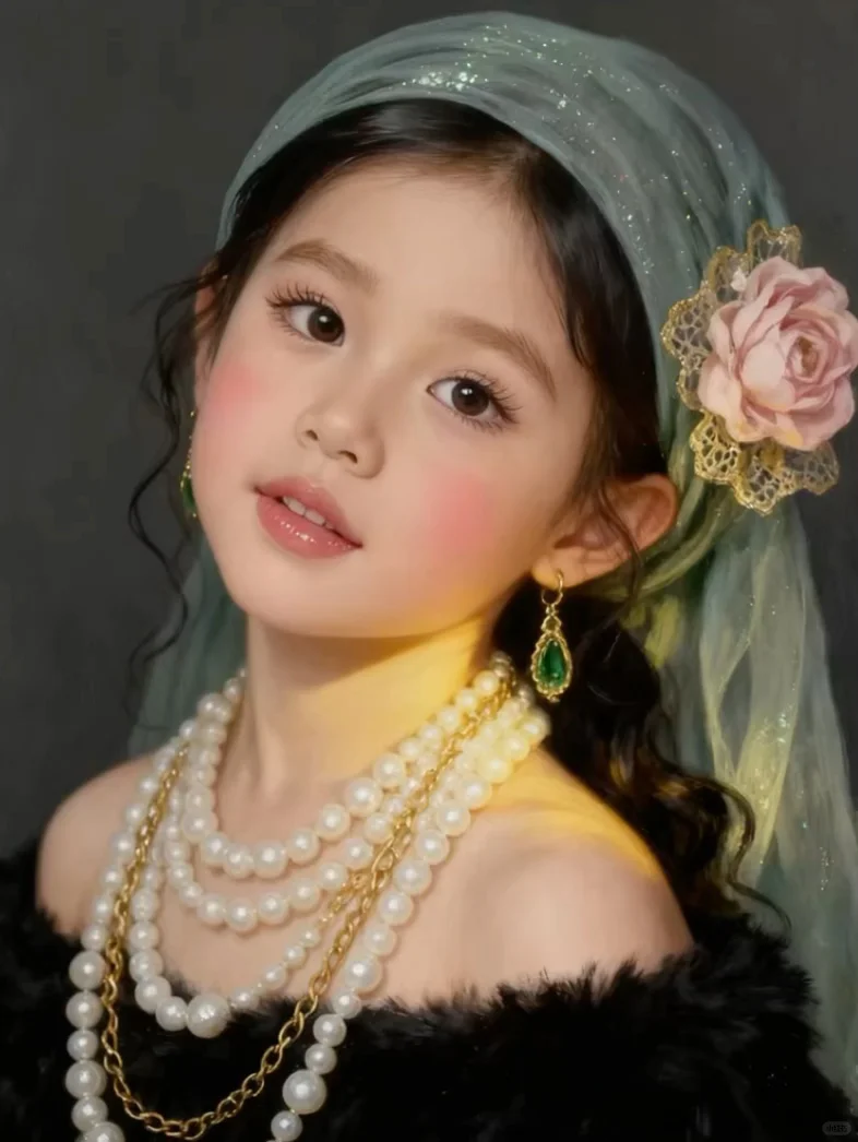 0元get油画少女来咯~（附口令）