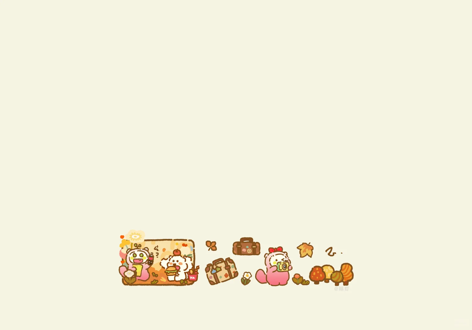 iPad壁纸｜沉浸式过一天的秋天🍂