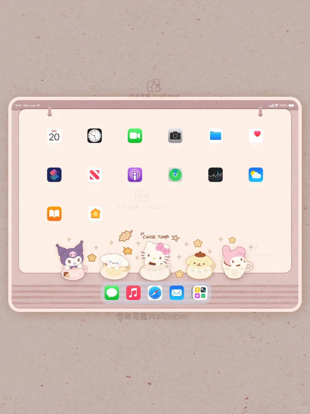 024｜凯蒂秋日的咖啡｜ipad平板壁纸