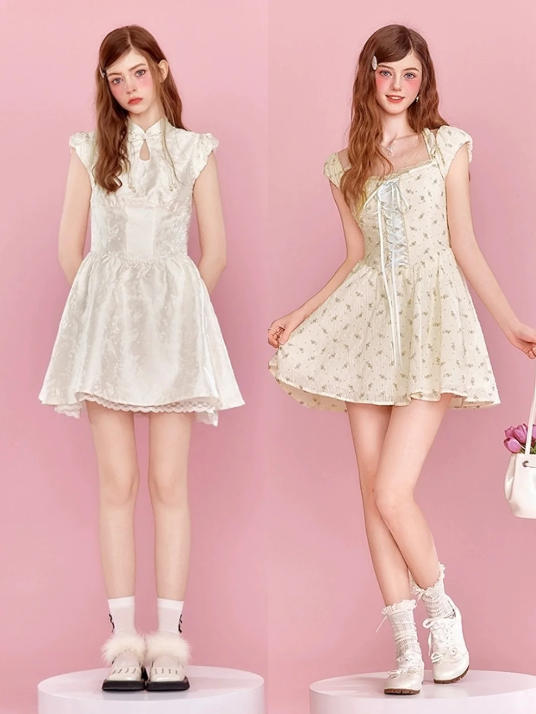 “浪漫又复古”法式甜美穿搭 ｜ SEENFAAN