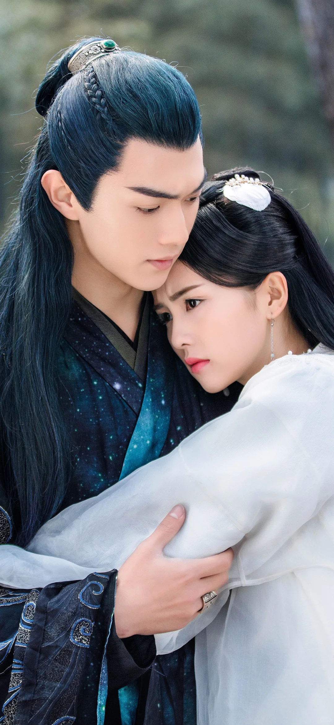 白鹿古装封神！这组壁纸我能循环用一个月