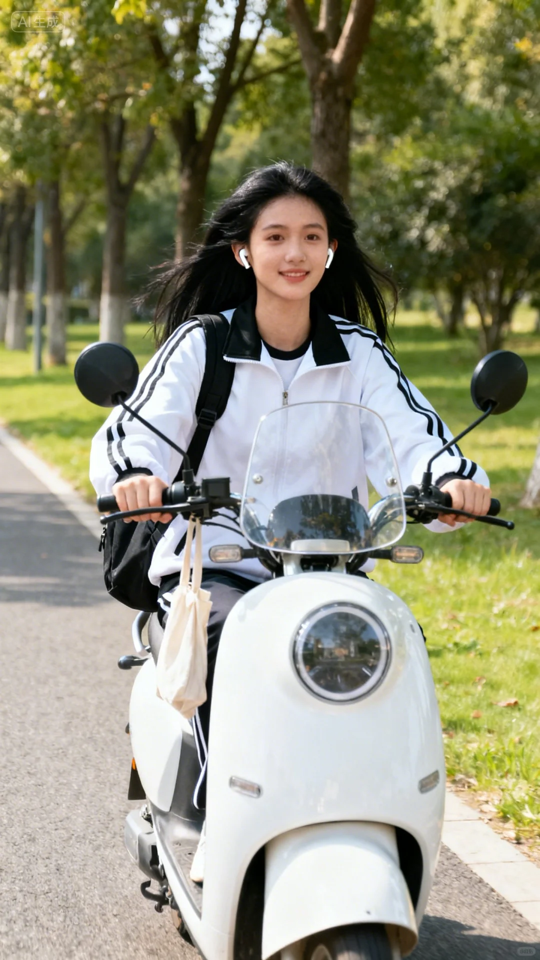 街拍的青春少女，太有活力了！