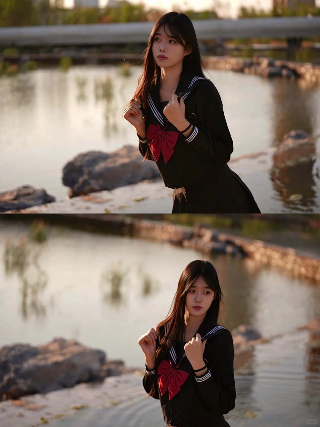 湖边上的jk少女🌱