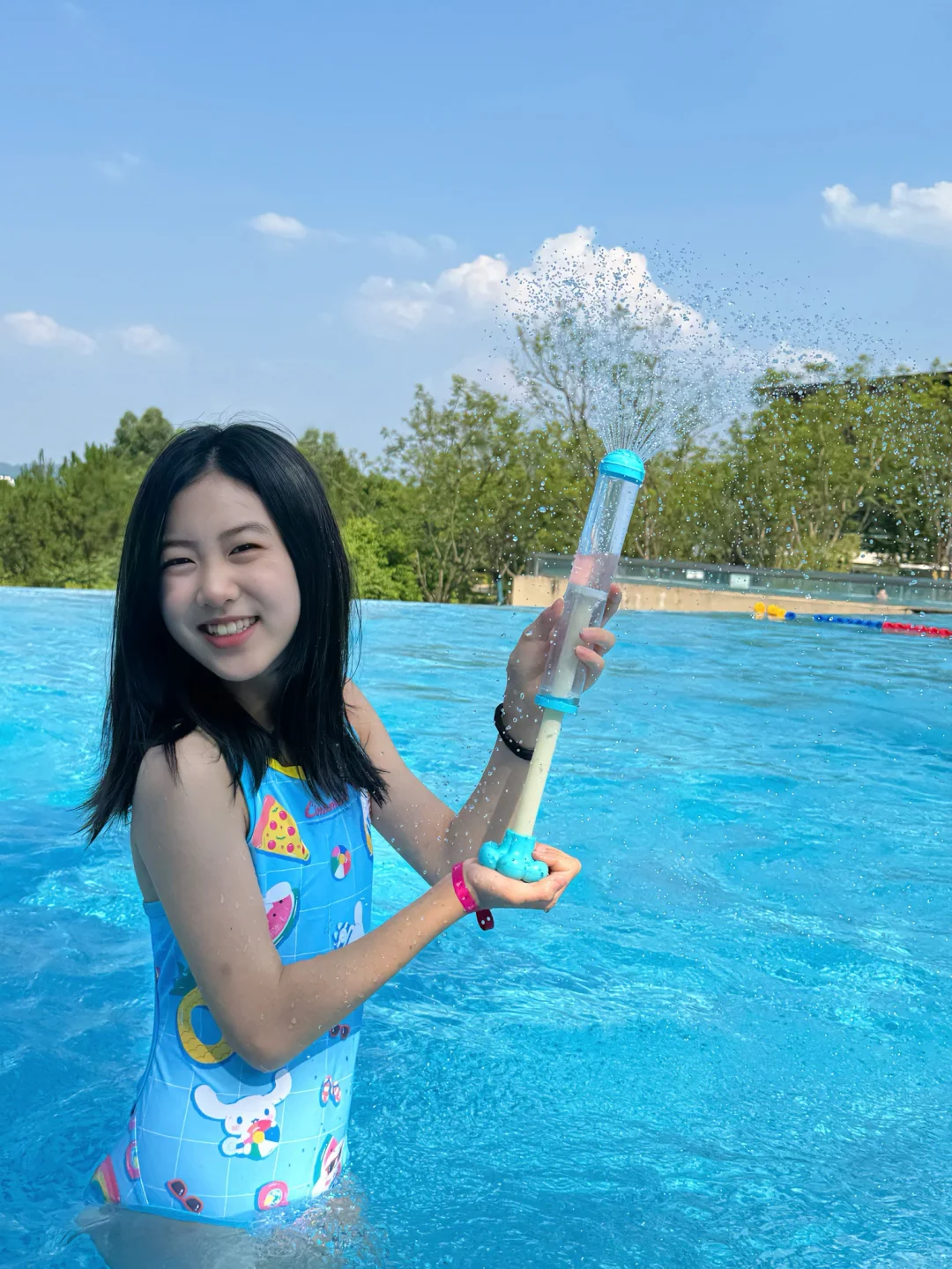 夏日的快乐 玩水占一半🔫