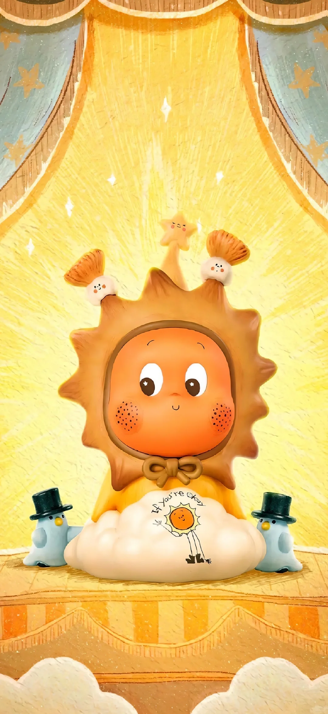 星星人💢壁纸，好可爱呀