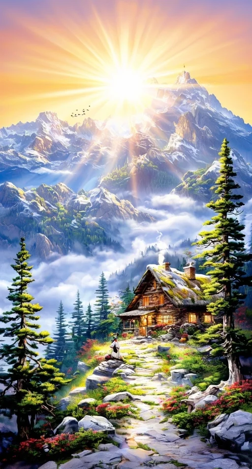 见证旭日东升,感受生命的蓬勃力量