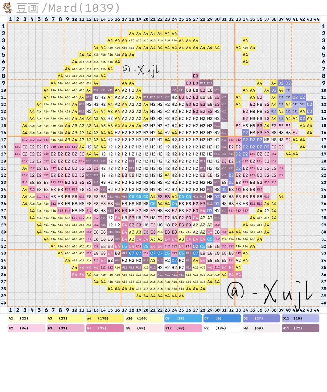 像素画｜美少女战士水冰月kitty（大/小）图
