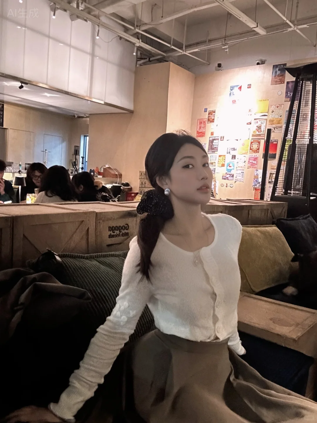 松弛感咖啡厅氛围感穿搭🤍