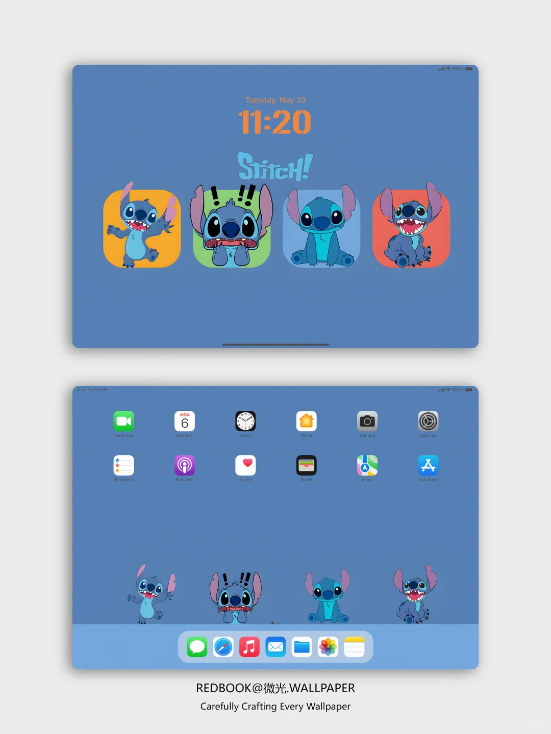 可爱史迪仔|平板壁纸|064