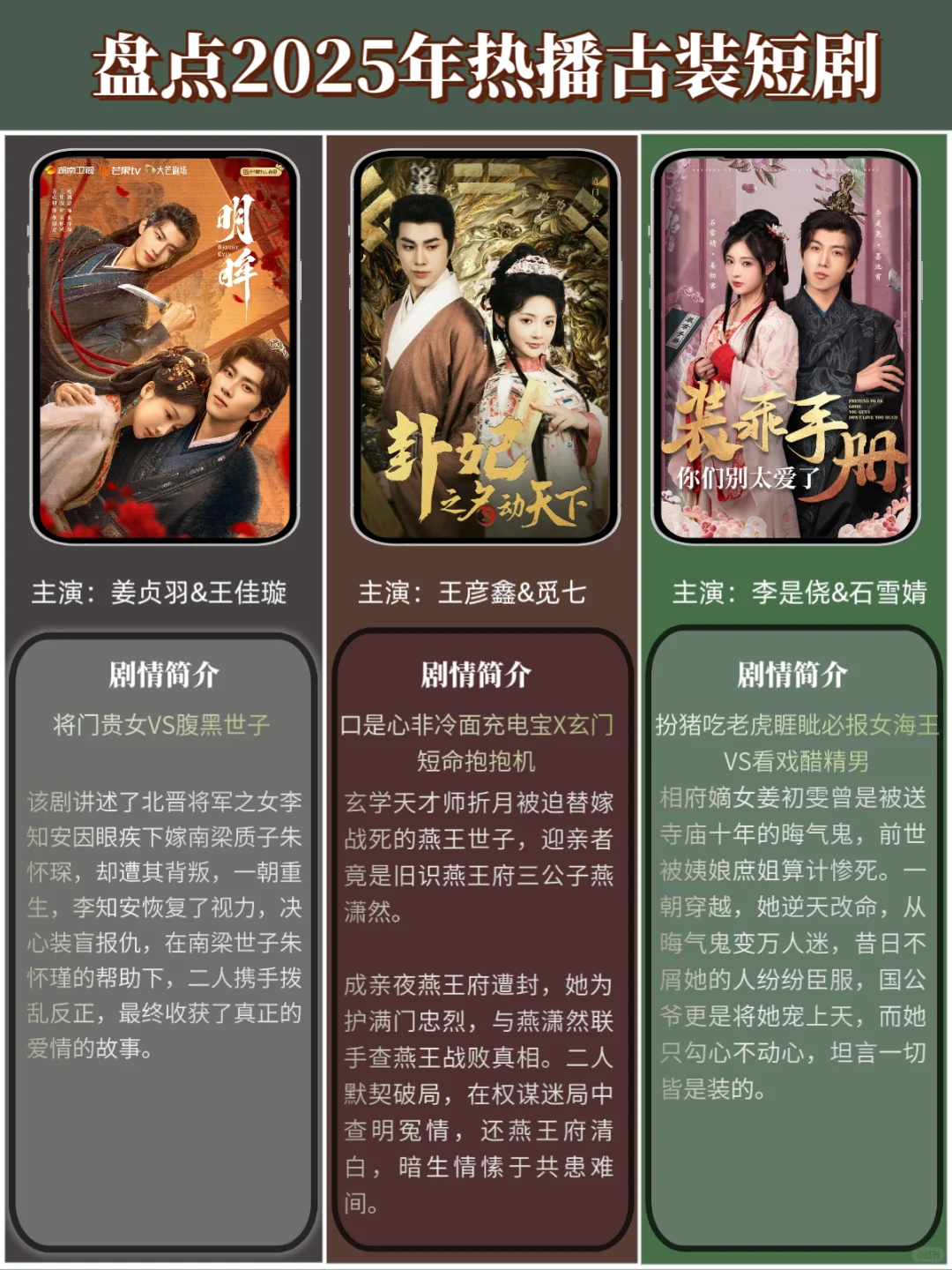 盘点2025热播古装短剧,你都看过几部?