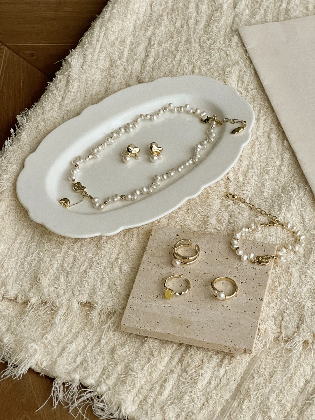 ✨🤍爱心珍珠巴洛克,夏日吊带的时髦单品