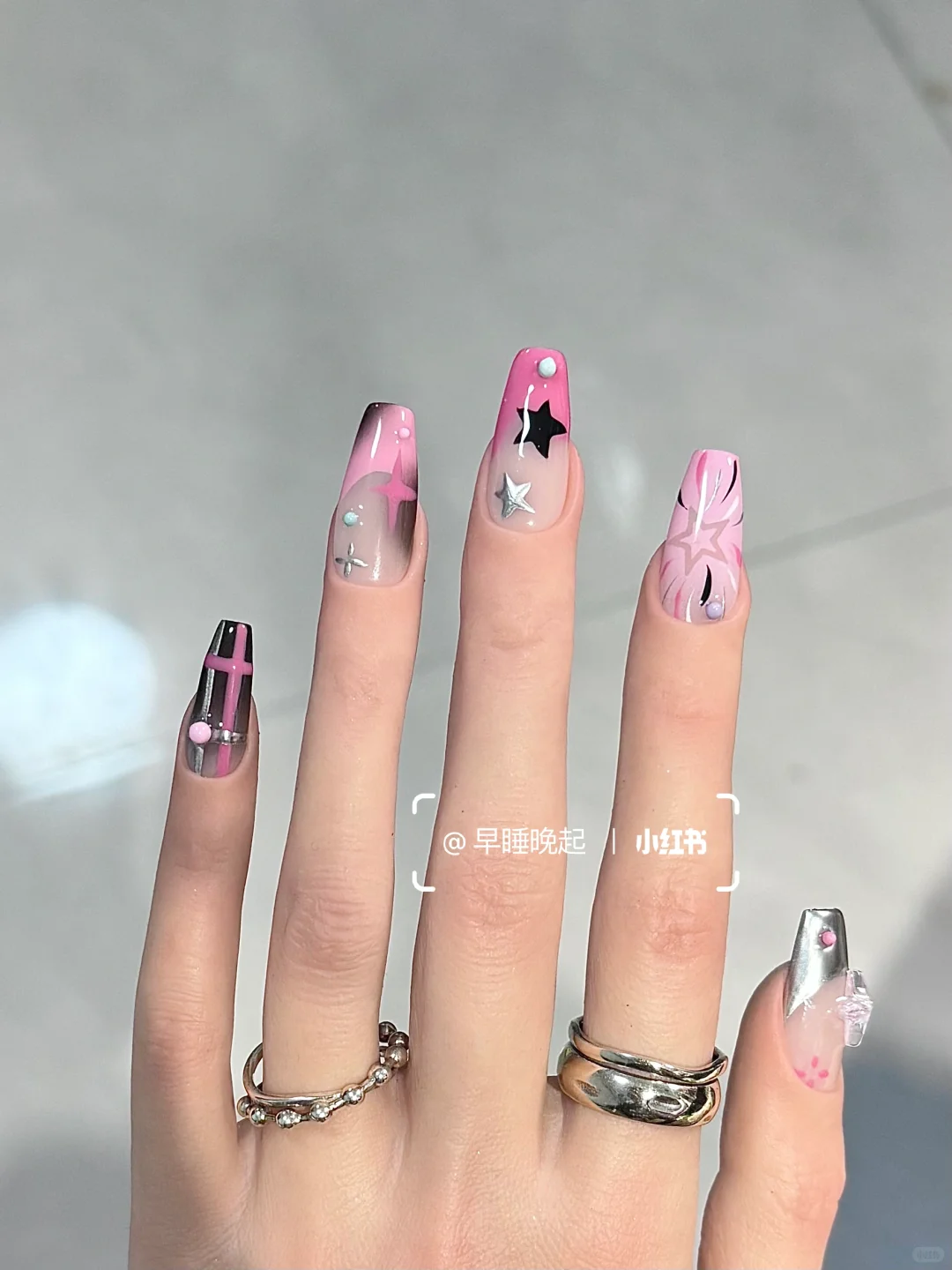 甜辣风夏日美甲💅🏻好喜欢！！