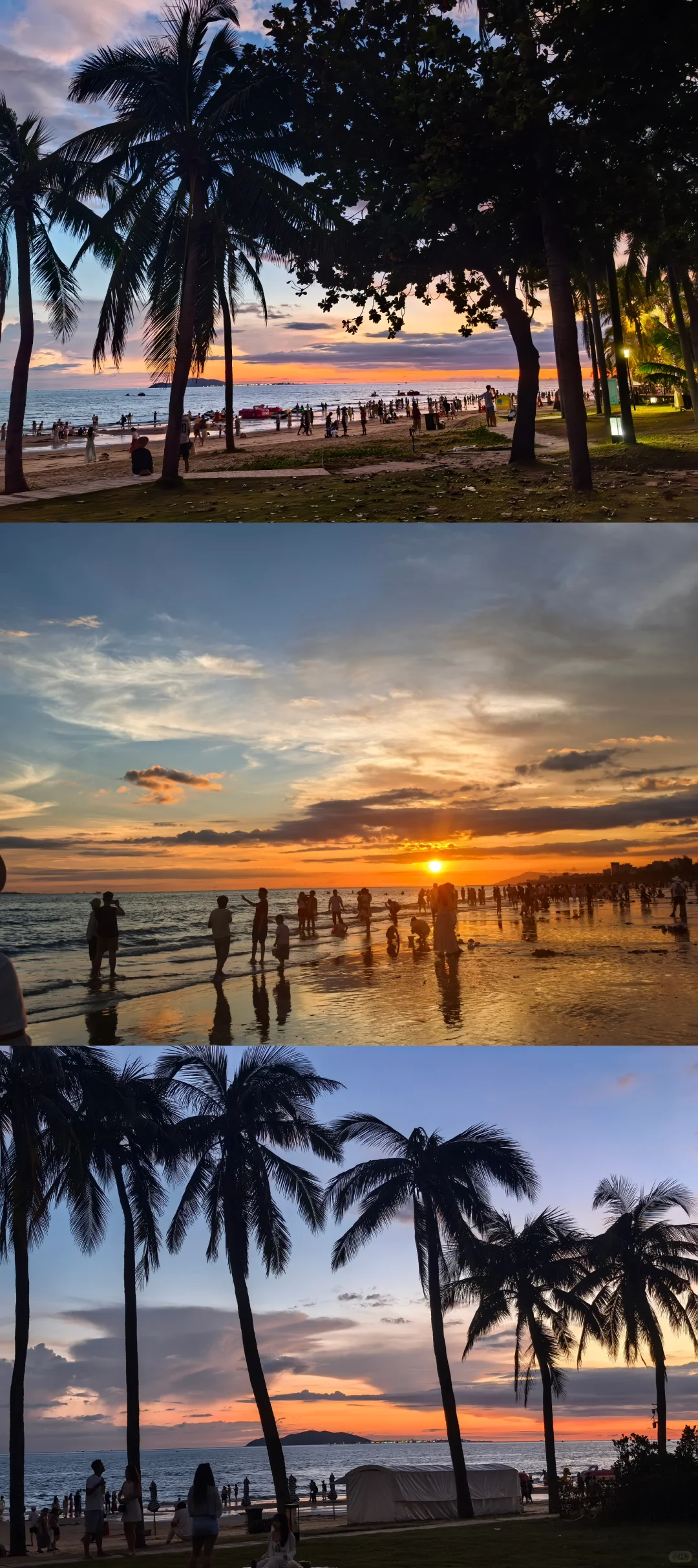 手机壁纸—海边落日！