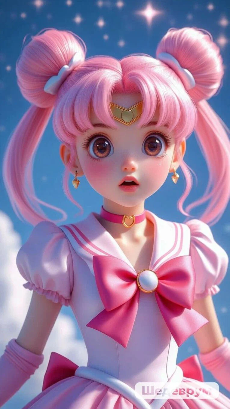 美少女战士丨小月亮公主月野兔双兔梦幻壁纸